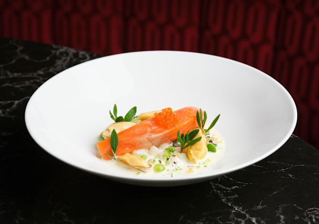 The Pem Restaurant, fish dinner entree