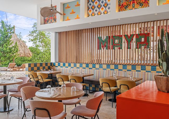 Maya Restaurant Dining Area