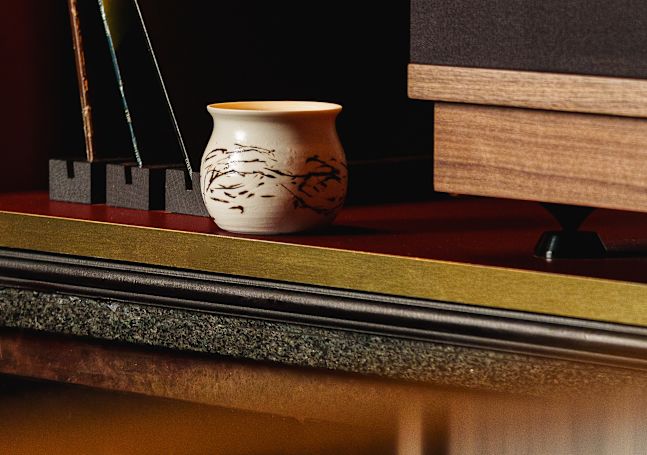 Dettagli decorativi al Caley Bar