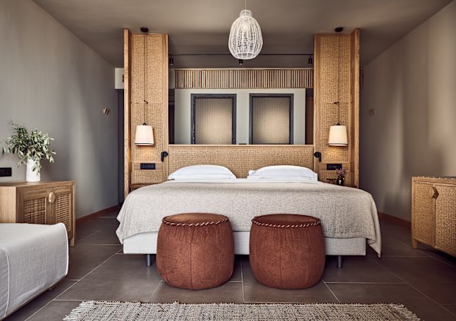 Large Bed in a Guest Room
