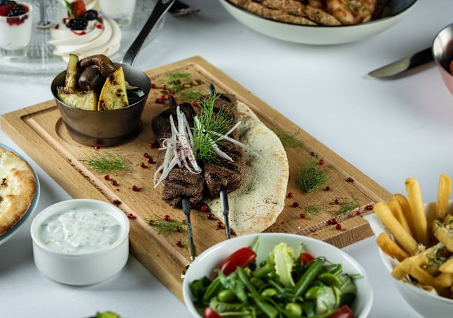 nourriture sur une table