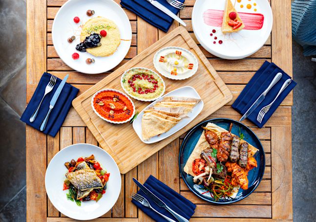 Närbild på en mattallrik