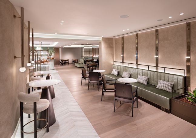Dining Area in the Executive Lounge