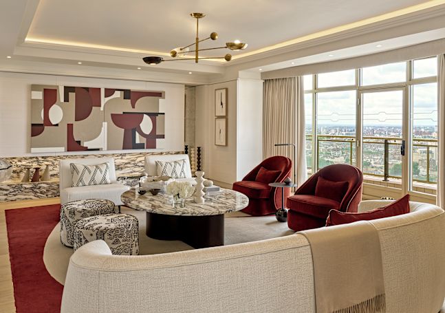 King Charles Suite Lounge Area