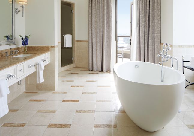 bathroom vanity with tub