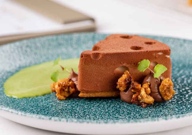 Chocolate cheesecake