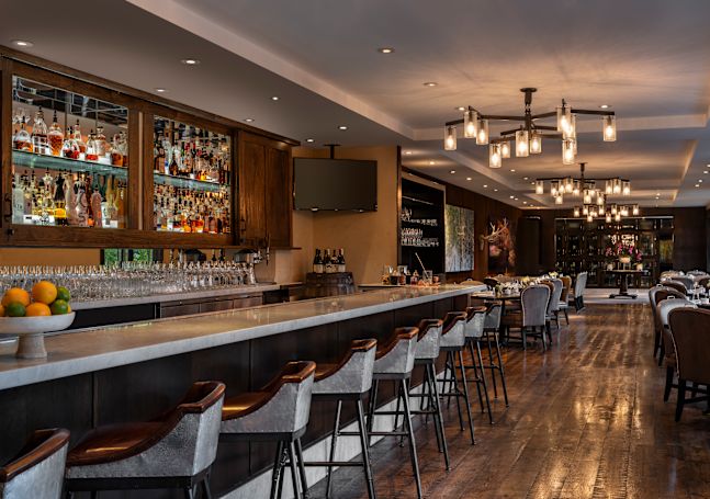 Large Bar Area at a Restaurant