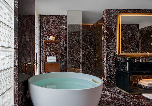 Grand Room Bathroom view of Bathtub