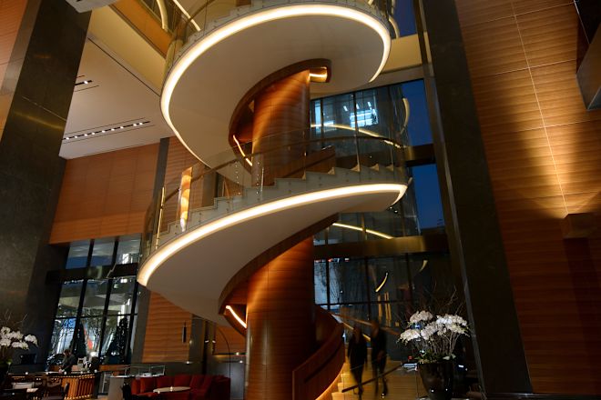 Spiral Staircase Lobby