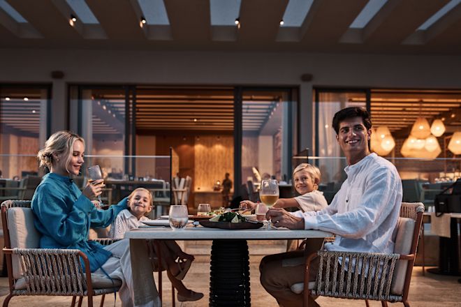 Family Dining at Gea Restaurant