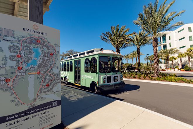 Resort'un yanında Evermore Trolly