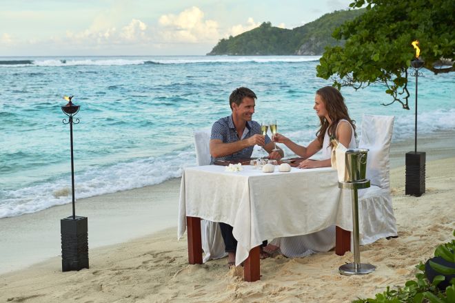 Seychelles santap malam romantis