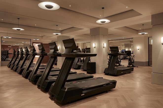 Laufbänder im Fitness Center