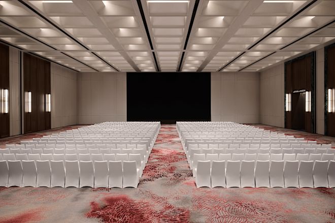 Large Meeting Room Setup Theater Style
