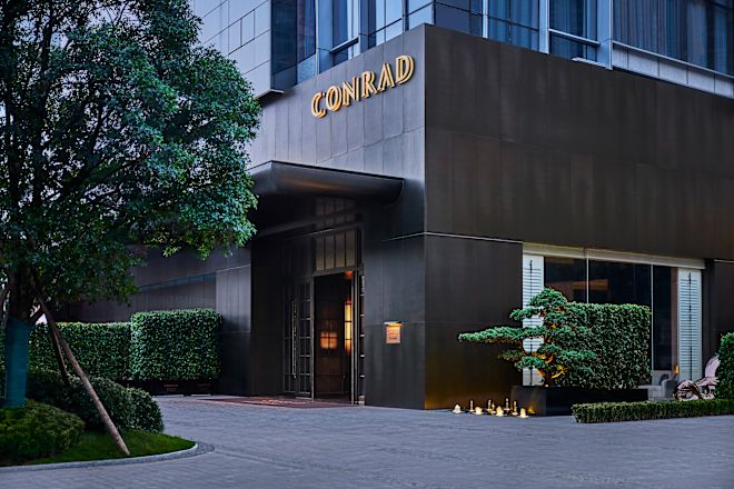 Conrad Hotel Exterior Entrance