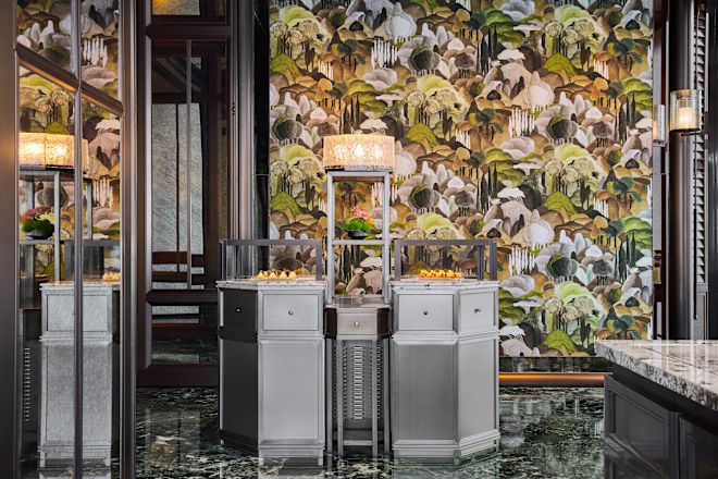 THE PEAK restaurant reception area