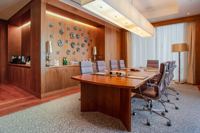 boardroom with table