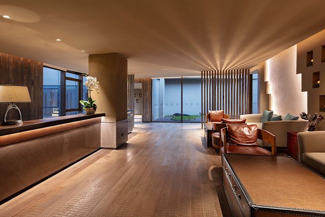 Resepsi spa dan area tunggu