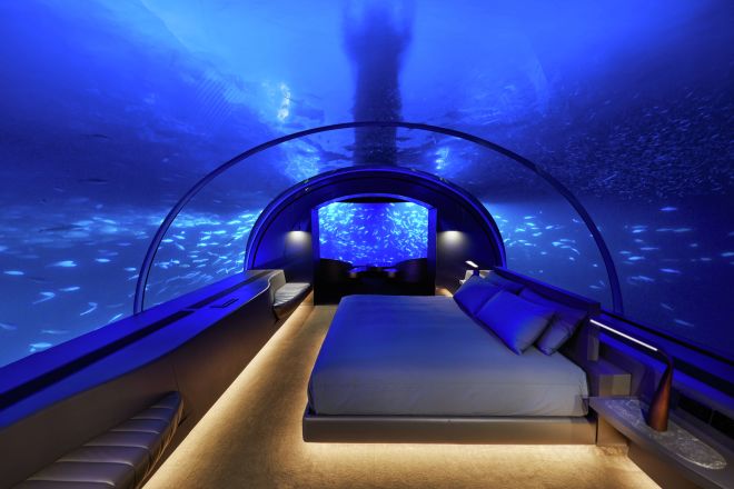 Undersea bedroom