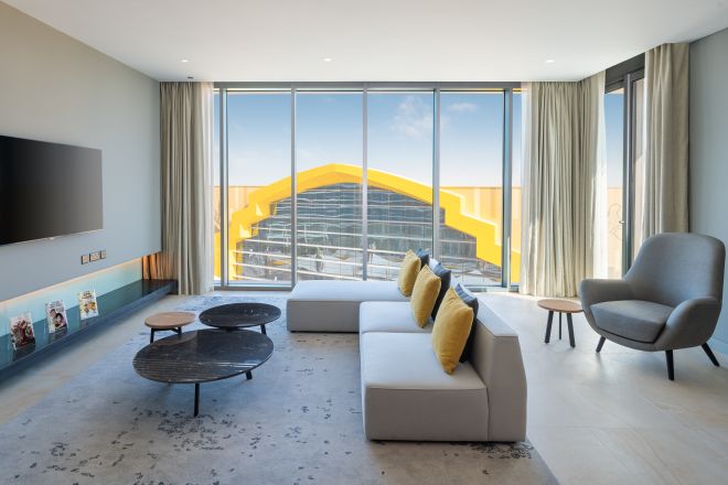 The Studio Suite Lounge Area