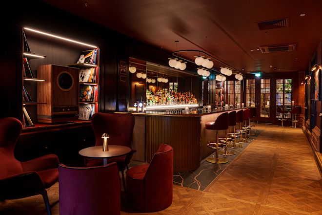 Panoramica del Caley Bar