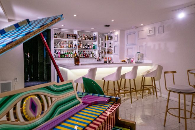 Bar with Seating Area