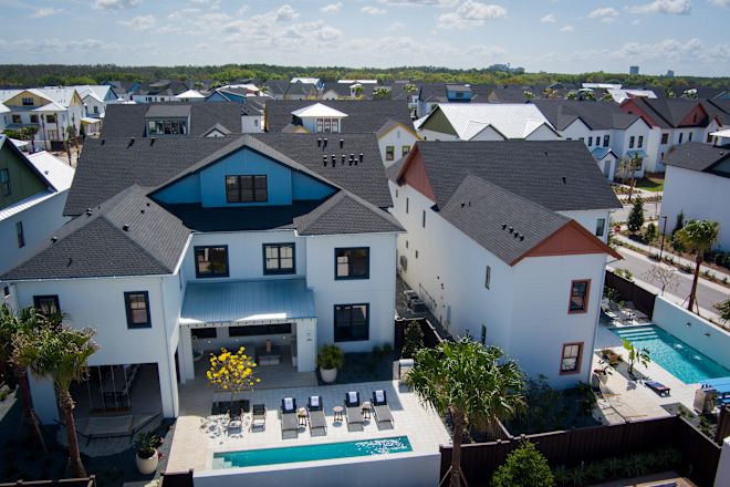 Resort Evermore'un havadan görünümü