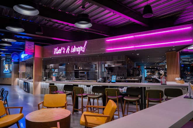 İşte bir Wrap Restoranı 