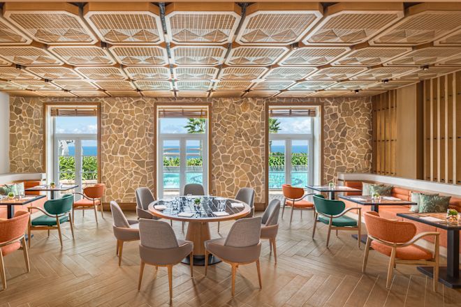 レストラン「ザ・マーチャント」のダイニングエリア