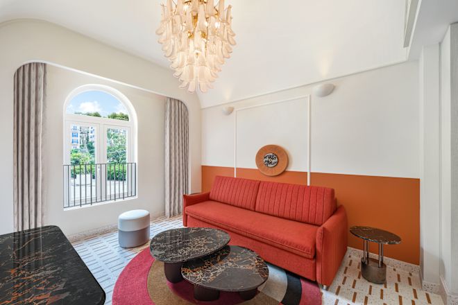 客室のリビングルーム