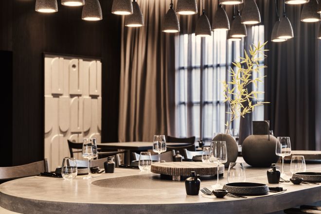 Dining Table at Niku Asian Restaurant