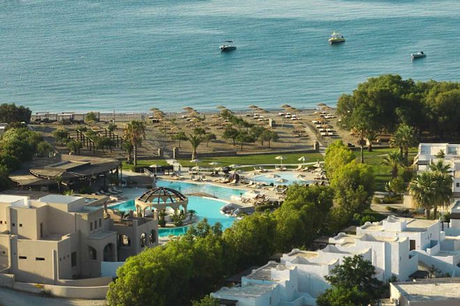 View of Hotel Exterior With Beach