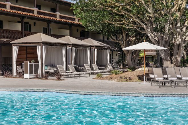 Cabanas in Outdoor Pool Area