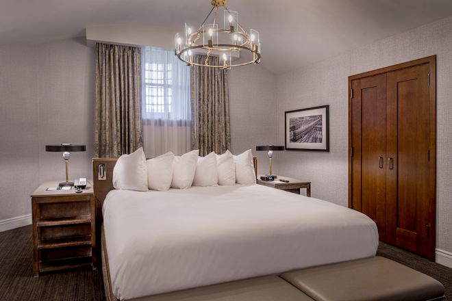 Large Bed in Guest Room