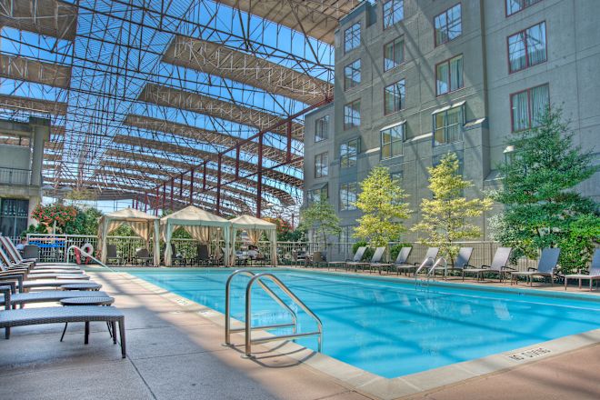 Pool and Cabanas