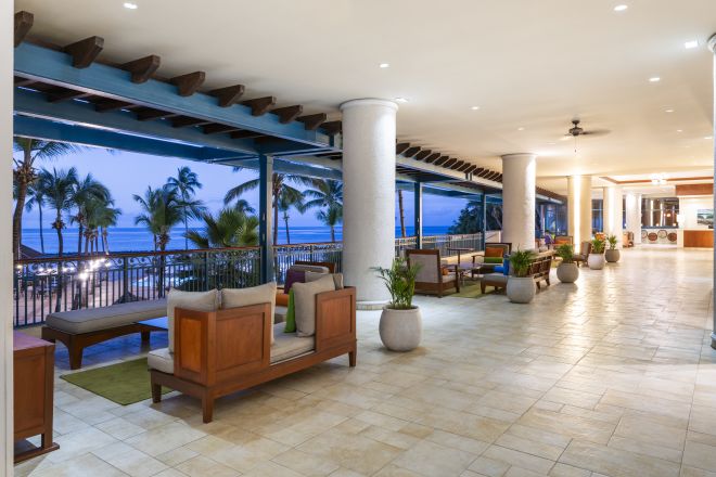 Lobby Area with Sea View