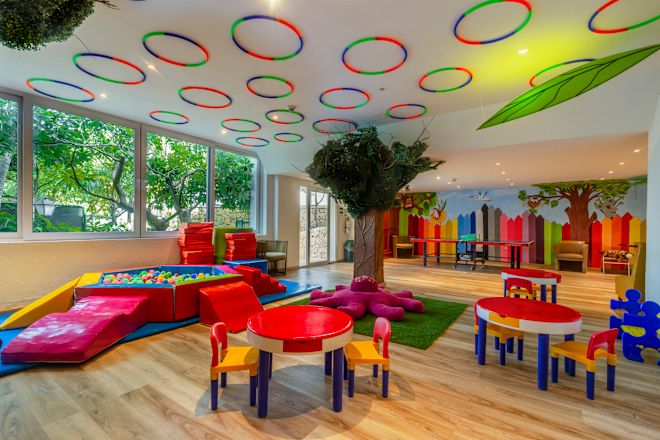 Colorful Game Room