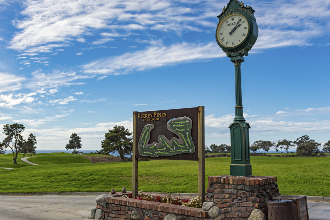 Torrey Pines Golf Sign