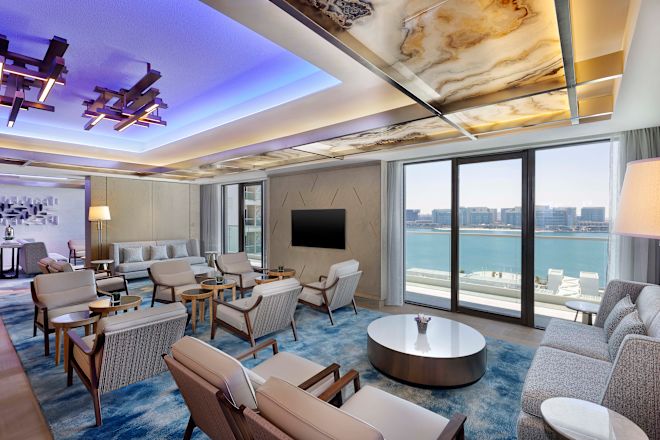 エグゼクティブラウンジのリビングエリア