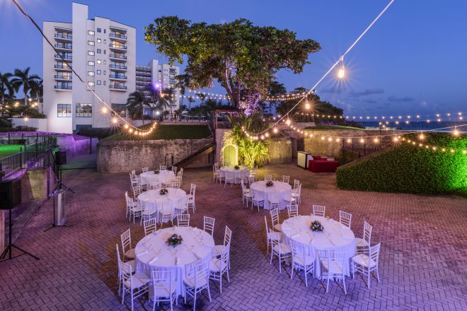 hotel exterior area