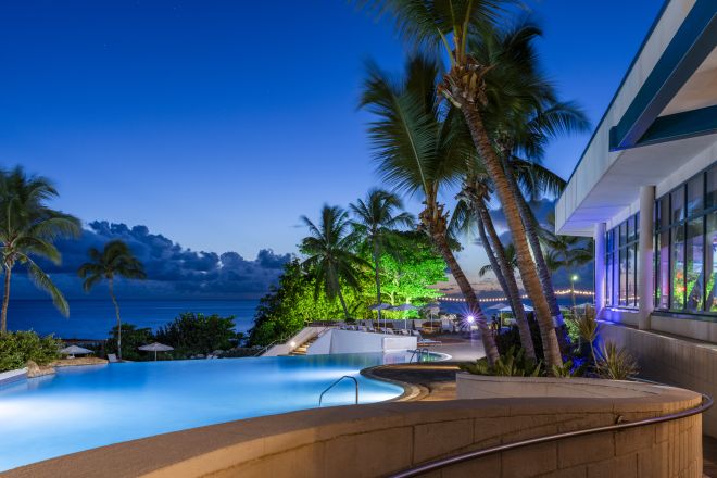 hotel exterior area