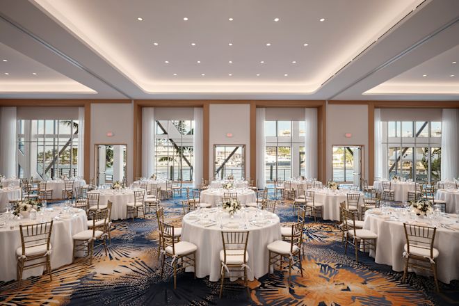 Intracoastal Ballroom with Wedding Decor