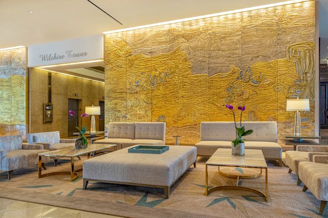 Lobby della Wilshire Tower - Salottino