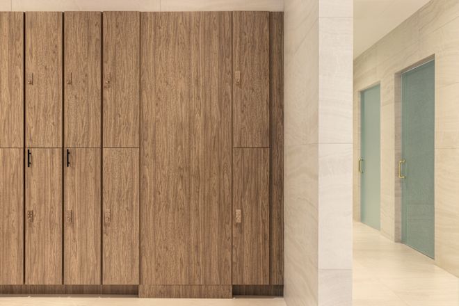 fitness center lockers