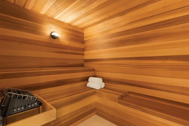 fitness center sauna