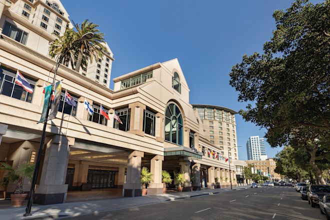 hotel exterior and entrance