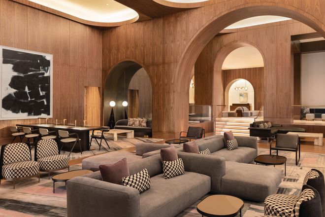lobby lounge area