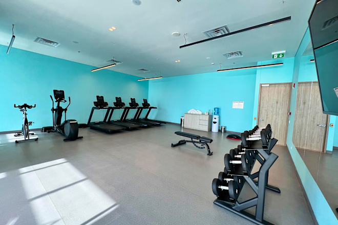 Shot of fitness center