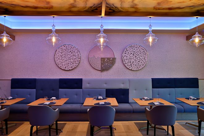 エグゼクティブラウンジの快適なリビングエリア