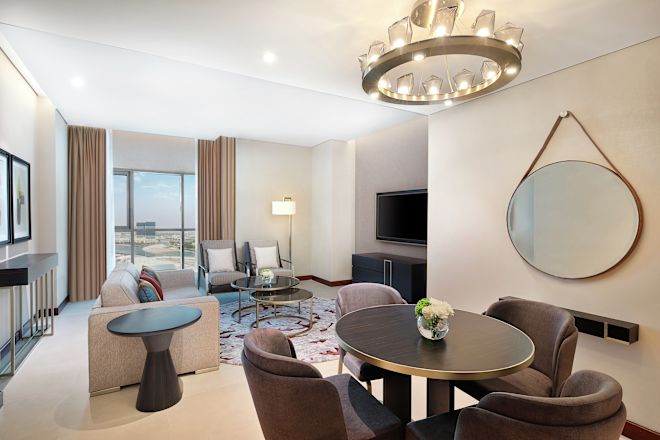 Superior One Bedroom Living & Dining Area